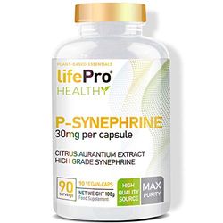 Life Pro P-Synephrine 30mg 90 Vegancaps Citrus Aurantium Extract | P-Sinefrina Vegana | Remedio natural para la pérdida de grasa | Reduce el apetito | Gran efecto termogénico | En cápsulas