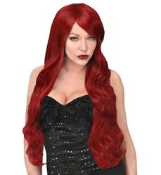 Widmann 02117 Kayla Cosplay Dream Hair Wig for Women Bordeaux Red