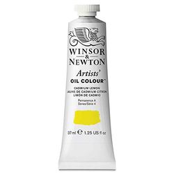 Winsor & Newton1214086 Artists' Oil Colour, professionele olieverf met maximale pigmentering en lichtechtheid - 37ml, Cadmium Lemon