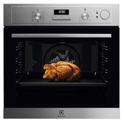 Electrolux Forno a vapore SenseCook con SteamCrisp Serie 600, LOC3S40X2, forno da incasso, classe A, Grill rapido, Cottura ecoventilata, Pizza, Cottura a vapore 25%, colore Acciao Inox Antimpronta