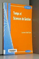 Temps et sciences de gestion