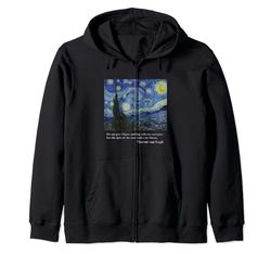 Noche estrellada de Vincent van Gogh | Cuadro famoso Sudadera con Capucha