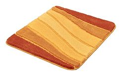 Meusch Tapete de banho castanho/laranja 55 x 65 cm