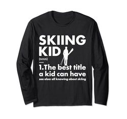 Sport Kid Definizione Sci Maglia a Manica