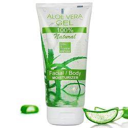 Gel Hydratant 100% Naturel à l'Aloe Vera | Hydratant Quotidien pour Visage et Corps | Masque Facial Revitalisant | Gel Anti-Âge | Texture Légère 200 ml