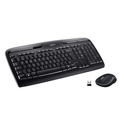 Logitech MK330 Kit Tastiera e Mouse, Layout Inglese Qwerty ‎ ‎