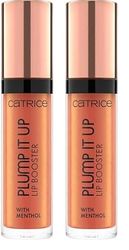 Catrice Plump It Up Lip Booster, n. 070, oro, rinfrescante, effetto colorante, ingrandente, lucido, metallico, vegano, senza alcool, senza parabeni, senza particelle di microplastica, confezione da 2