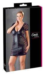 Cottelli Curves Dress-27169761071 Black 3XL