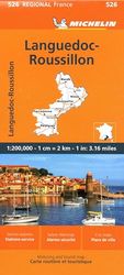 Michelin Regional France Languedoc-Roussillon Map