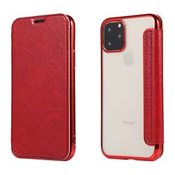 Telefoonhoes voor iPhone 12 Pro Max, iPhone 12 Pro Max, leren hoes, klaphoes, beschermhoes, cover, compatibel met iPhone 12 Pro Max, rood