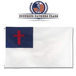 Founding Fathers Flags FFF - Bandiera cristiana per esterni, multicolore