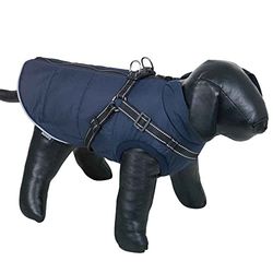 NOBBY Cappotto per cani "Salus 2 in 1", blu navy, 20 cm
