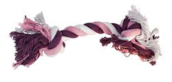 Croci Katoen Bone Twee knopen, Groot, Roze/Violet