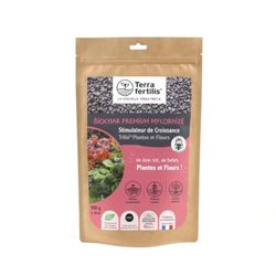 Terra Fertilis - Fertilisant Plantes spécial Plantes et Fleurs - à base de Biochar Mycorhizé - Stimule la floraison - Permet de réduire les arrosages et l'utilisation d'engrais (500g)