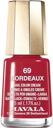 Mavala - Vernis à Ongles Mini Color - Application Précise et Aisée - Longue Tenue - Séchage Rapide - Brillance Durable - Formule Végane - Crème - 69 Bordeaux