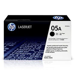 HP 05A CE505A, Cartuccia Toner Originale HP da 2300 Pagine, Compatibile con le Stampanti HP LaserJet P2035, P2055, P2055D,P2055DN e P2055, Nero