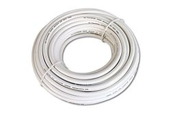 ASSMANN SAT-koaxial 6,8 mm råkabel 75 ohm 100 m PVC vit dubbelkascherad bulk skärmmassa >90 dB