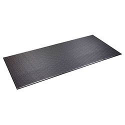 SuperMat 11GS - Alfombrilla de Rodadura para Adultos, supermats Heavy Duty Floor Mat for Treadmills Ellipticals Rowing Machines Recumbent Bikes and Ejercise Equipment, Negro, Talla única