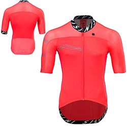 SILVINI - Camiseta de Ciclismo para Hombre de Manga Corta con Cremallera Completa, Camiseta de Ciclismo para Hombre de Manga Corta para Bicicleta de Hombre