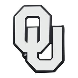 FANMATS 14923 NCAA University of Oklahoma Sooners Chrome Team Emblem, 3.2"x2.3"