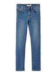 NAME IT Pojke X-Slim 13211877 Jeans, Medium Blue Denim, 134