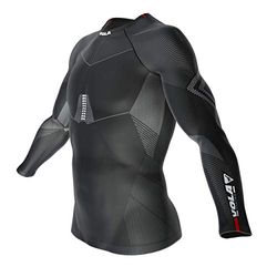 Vola Haut Manches Longues sous vêtements Adulte Unisexe, Noir, s/m