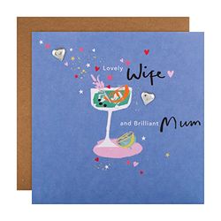 Hallmark Moederdagkaart voor mama en vrouw - Hedendaags feest Cocktail Design Kaarten