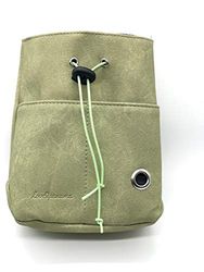 LovePanama Bolsa de entrenamiento para golosinas y bolsas para excrementos de perros, piel sintética, color menta