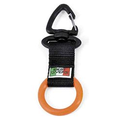 Best Divers Clip Ring Silicone Oranje Band Zwart Unisex Volwassenen