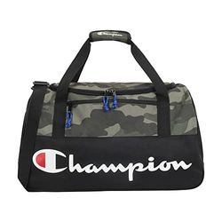Champion Sac de Sport Velocity Unisexe, Taille Unique, Cammo Munitions Noir, Taille Unique, Champion Sac de Sport avec Logo