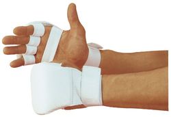 Kwon Karatehandschutz Competition - faixas de boxe, branco, tamanho M