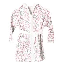 Ti TIN badjas, met capuchon, roze, 0-12 maanden (53218)