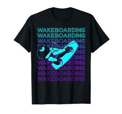 Wakeboard Wakeboard Wakeboarder Retro Maglietta