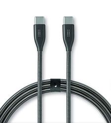 Aiino - Cable USB C a USB-C (1 metro), color gris