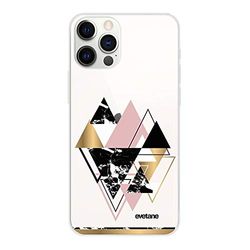 Case for 6.1-Inch iPhone 12/12 Pro, Gold Triangles