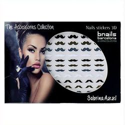 SABRINA AZZI Sabrina Bnails Deco Stickers (Moustache) (105), Standard, Único