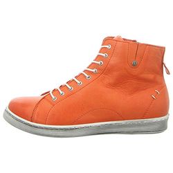 Andrea Conti Cordones para Mujer, Zapatillas, Papaya, 39 EU