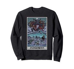 Judgement Tarot Card Halloween Witch Necromancy Pastel Goth Sweatshirt