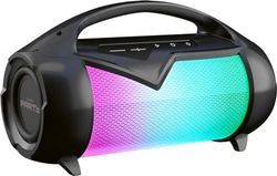 BigBen Interactive Party Lite luidspreker met lichteffecten, spatwaterdicht, zwart