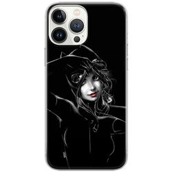 ERT GROUP mobiltelefonfodral för Iphone 13 PRO MAX originalt och officiellt licensierat DC mönster Catwoman 002 Vit optimalt anpassad till formen på mobiltelefonen, fodral tillverkad av TPU-plast