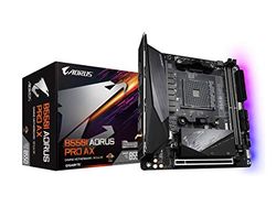 GIGABYTE B550I AORUS PRO AX (AM4 AMD/B550/Mini-Itx/Dual M.2/SATA 6Gb/s/USB 3.2 Gen 1/WiFi 6/2.5 GbE LAN/PCIe4.0/Realtek ALC1220-Vb/DisplayPort 1.4/2xHDMI 2.0B/RGB Fusion 2.0/DDR444-Vb/DisplayPort