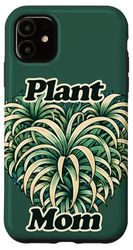 Coque pour iPhone 11 Plant Mom plantes vertes art plante d'intérieur pouce vert