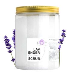 Sal de Baño de Lavanda Epsom Salt Exfoliante Corporal Terapia para la Piel Relax Lavanda Bio y Sal Epsom | Aceites de Jojoba y Aguacate Piel Seca Limpiador Profundo 1000 g