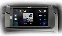 Pioneer SPH-EVO62DAB-CLIO Mediacenter voor Renault Clio IV 6,8 inch touchscreen, 1,5 A Quick-Charging USB, Apple CarPlay, Android auto, DAB/DAB+ digitale radio, Bluetooth, 13-bands equalizer