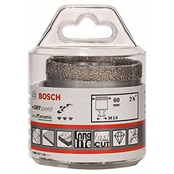 Bosch Professional 1x Fresa Diamantata Best for Ceramic Dry Speed, Foratura a Secco della Ceramica Dura, Ø 60 x 35 mm, Accessorio Smerigliatrice Angolare