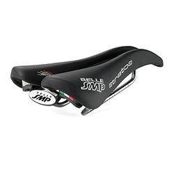 SMP 4Bike Stratos - selim de bicicleta, tamanho 26,6 x 13,1 cm, cor preta