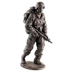 Design Toscano hälsning till våra hjältar militär soldatstaty