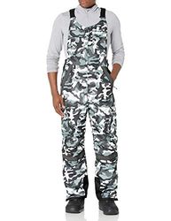 ARCTIX Tundra Ballistic Bib Overalls with Added Visibility, Salopette con Bretelle Uomo, A6 Camo Nero, Small (29-30W 36L)
