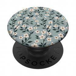 Picking Daisies Cottagecore Aesthetic Blue Teléfono PopSockets PopGrip Adhesivo