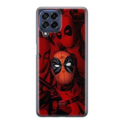 ERT GROUP etui na telefon Samsung M53 5G, case oryginalny i oficjalnie licencjonowany przez Marvel, wzór Deadpool 001, optymalnie dopasowane, plecki z TPU